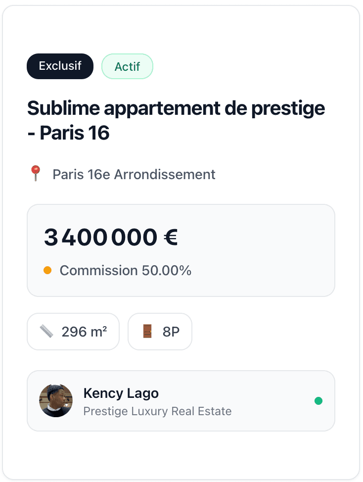 Mandat off-market exclusif